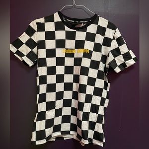 Criminal Damage checkered tee